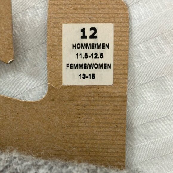 NWT wool Gray Casual Crew Socks sock size XL - Picture 4 of 10